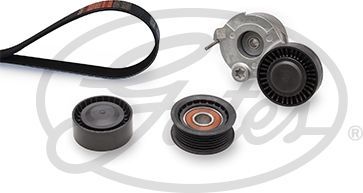 Приводной ремень поликлиновой с роликами (комплект) Gates Micro-V® UNIQUE FIT для Fiat 500L I 2012-2026. Артикул K015PK1165XS