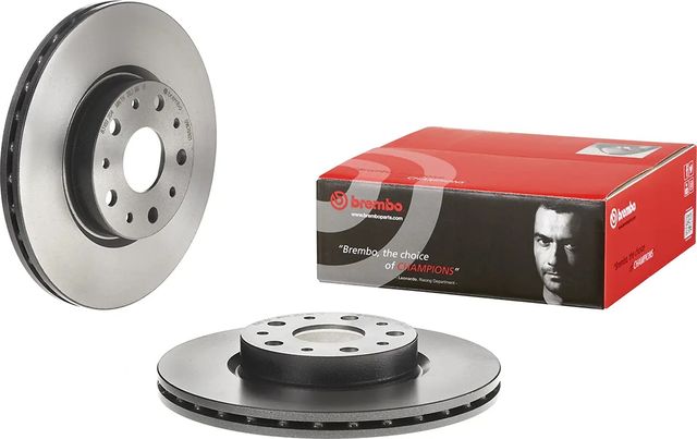 Тормозной диск Brembo PRIME LINE - UV Coated задний для Lancia Thesis 2002-2009. Артикул 09.6769.21