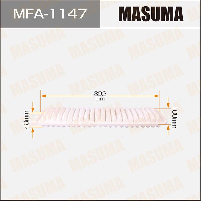 Воздушный фильтр Masuma. Артикул MFA-1147