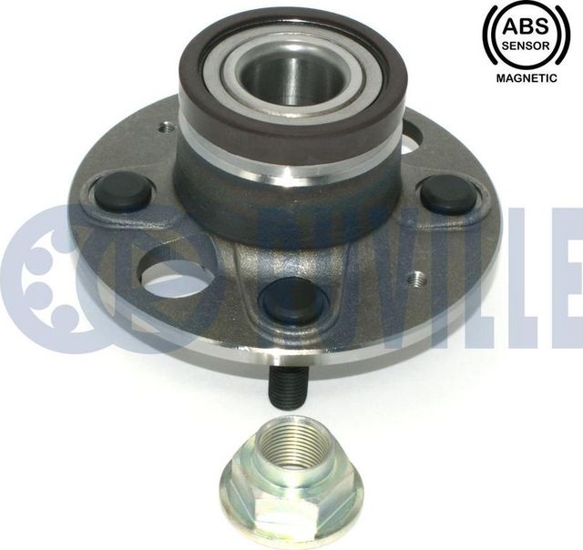 Ступица колеса с интегрированным подшипником Ruville задняя для Honda Jazz I 2004-2008. Артикул 221599