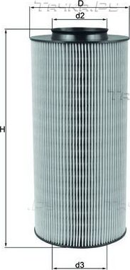 Воздушный фильтр Mahle. Артикул LX 918