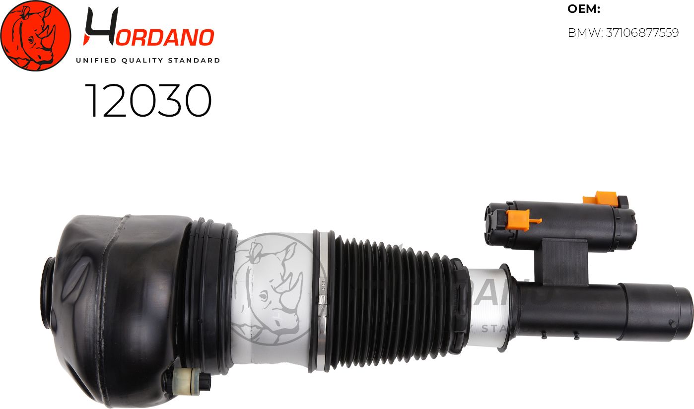 Пневматический амортизатор (Hordano). Артикул 12030