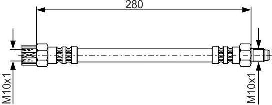 Тормозной шланг Bosch. Артикул 1 987 476 396