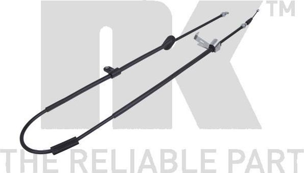 Трос ручника (тросик ручного тормоза) NK правый для Alfa Romeo 159 2005-2011. Артикул 901024