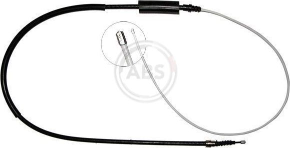 Трос ручника (тросик ручного тормоза) ABS задний левый для Renault Espace II 1991-1996. Артикул K12417