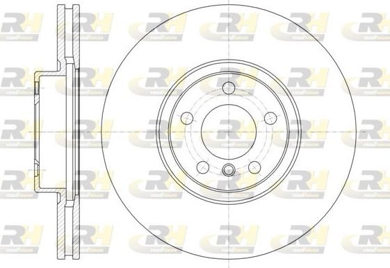 Тормозной диск RoadHouse передний для BMW X6 I (E71) 2008-2014. Артикул 61335.10