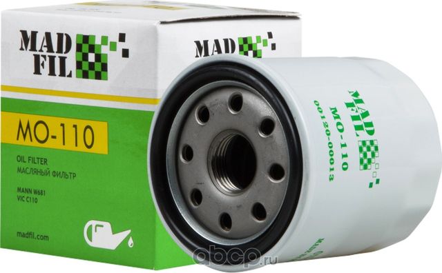 ФИЛЬТР МАСЛЯНЫЙ TOYOTA AURIS 07, AVENSIS 9700, (Madfil). Артикул MO110