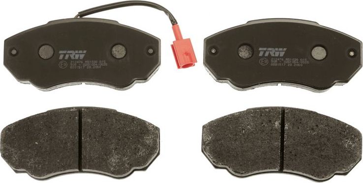 Тормозные колодки TRW COTEC. Артикул GDB1517