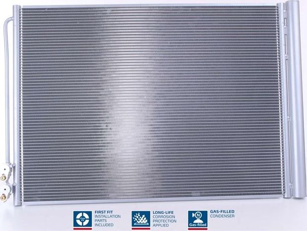 Радиатор кондиционера (конденсатор) Nissens (алюминий). Артикул 940110