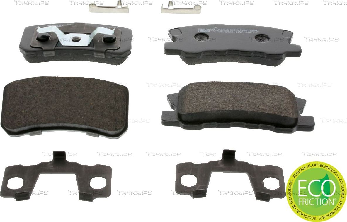 Тормозные колодки Ferodo Premier Eco Friction задние для Jeep Patriot 2007-2017. Артикул FDB1992