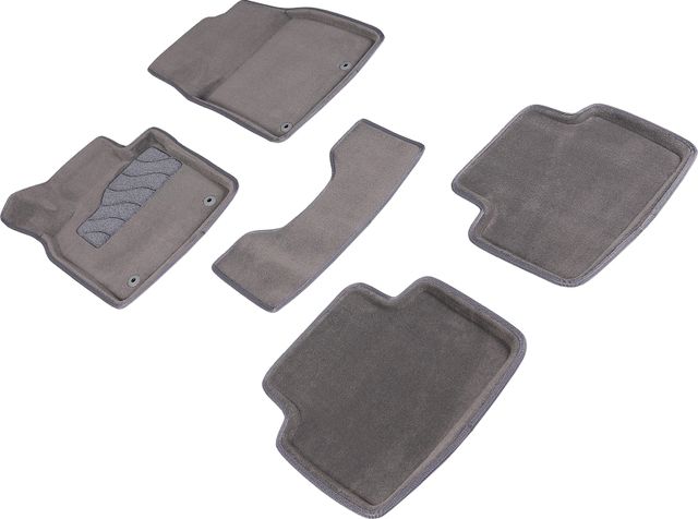 Коврики Seintex 3D ворсовые для салона Mazda 3 IV 2019-2026 СЕРЫЕ. Артикул 94132