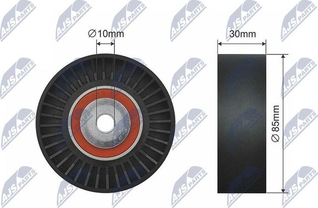 Направляющий (ведущий) ролик приводного поликлинового ремня NTY. Артикул RNK-SB-002