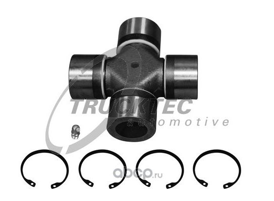 Шарнир продольный вал 57 x 152 mm (Trucktec Automotive). Артикул 0134014