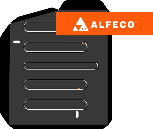 Защита Alfeco для топливного бака (правый) Haval Dargo 4WD 2022-2026. Артикул ALF.55.082