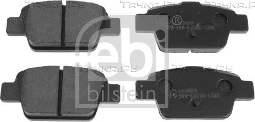 Тормозные колодки Febi Bilstein. Артикул 16556
