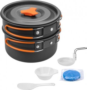 Набор посуды Helios CAMPSOR на 2-3 персоны. Артикул CAMPSOR-420