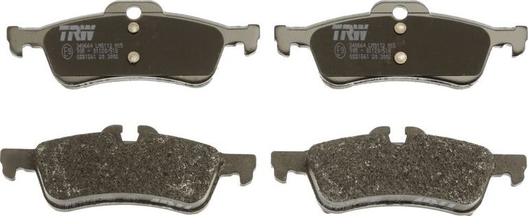 Тормозные колодки TRW COTEC. Артикул GDB1561