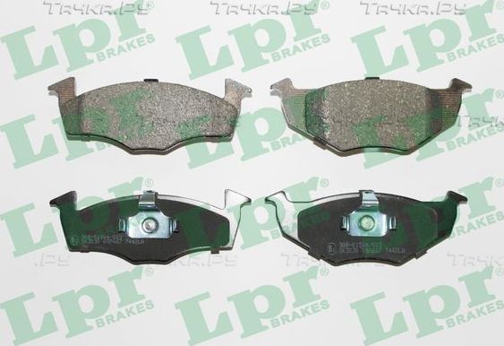 Тормозные колодки LPR передние для SEAT Ibiza II 1993-2002. Артикул 05P667