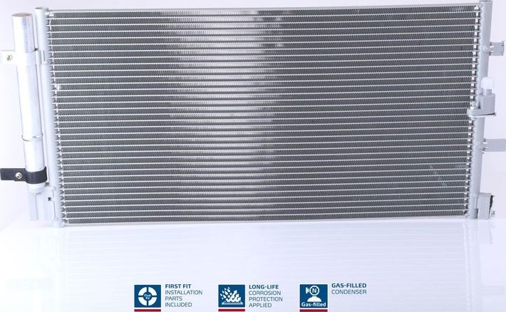 Радиатор кондиционера (конденсатор) Nissens (алюминий). Артикул 940430