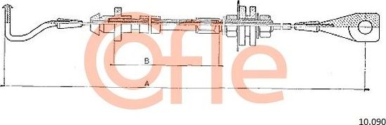 Трос газа Cofle. Артикул 10.090
