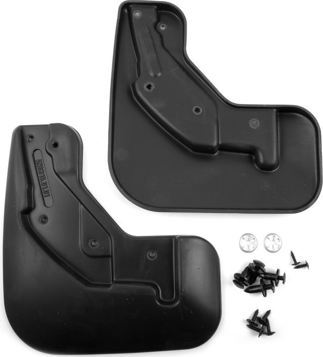 Брызговики Frosch (в пакете) передняя пара для Haval F7 I рестайлинг 2022-2026. Артикул NLF.AN0316.F13