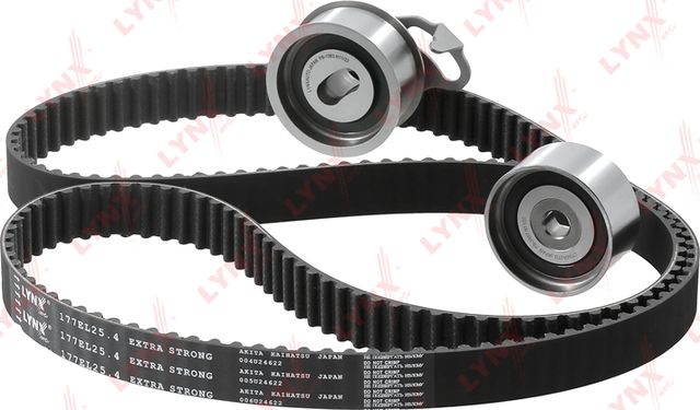 Ремень ГРМ с роликами (комплект) LYNXauto для Toyota Corolla E80 1983-1989. Артикул PK-1116