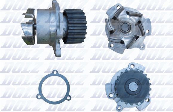 Помпа (водяной насос) Dolz для Lada XRAY I 2016-2026. Артикул L142