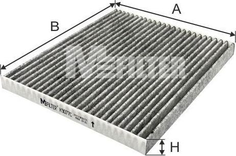 Салонный фильтр MFilter для Kia Niro I 2016-2026. Артикул K 9077C