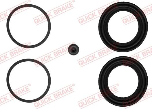 Ремкомплект тормозного суппорта Quick Brake передний для Mazda MPV I (LV) 1988-1999. Артикул 114-0187