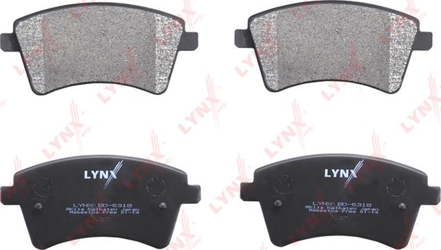 Тормозные колодки LYNXauto. Артикул BD-6318