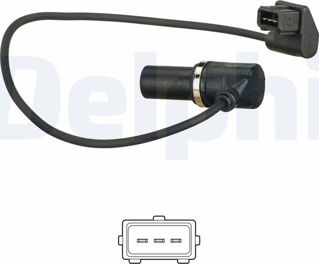 Датчик положения коленвала Delphi для BMW Z3 I 1995-1999. Артикул SS11255