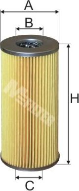 Масляный фильтр MFilter. Артикул TE 17