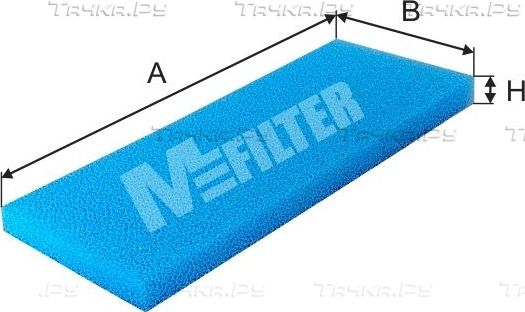Салонный фильтр MFilter. Артикул K 989