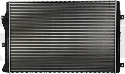 Радиатор охлаждения двигателя Vika. Артикул 11210976701