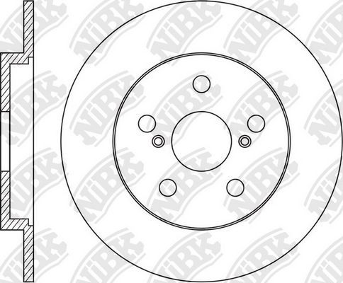 Тормозной диск NiBK. Артикул RN1626
