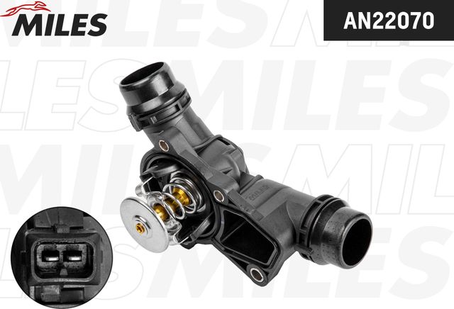 Термостат Miles для BMW 7 III (E38) 1995-2001. Артикул AN22070
