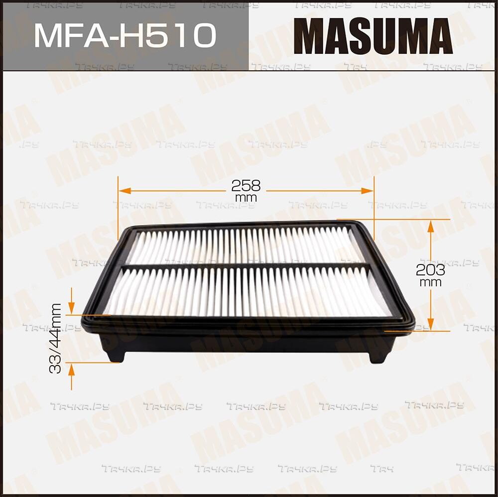 Воздушный фильтр Masuma. Артикул MFA-H510