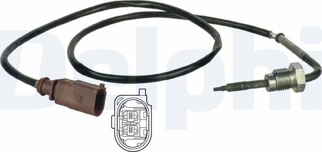 Датчик температуры выхлопных газов Delphi для Audi TT II (8J) 2008-2014. Артикул TS30037