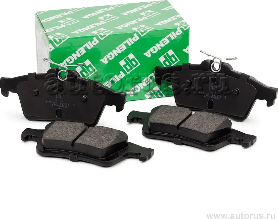 PILENGA Колодки тормозные дисковые задние  Премиум  FORD FOCUS 2  FOCUS 3  C-MAX  MAZDA 3  VOLVO. Артикул fd-p1621t