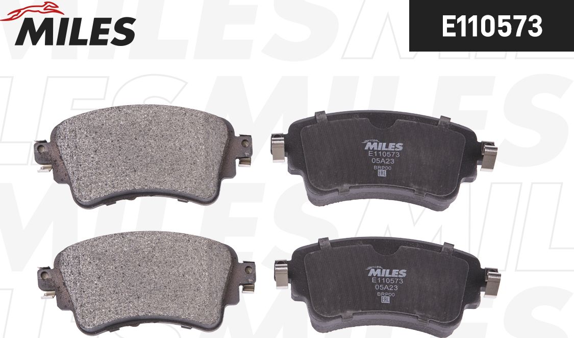 Тормозные колодки Miles задние для Audi A5 II (F5) 2016-2026. Артикул E110573