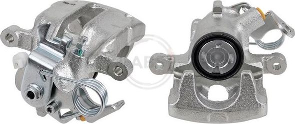 Тормозной суппорт ABS (Серый чугун) задний левый для Audi A4 I (B5) 1994-1997. Артикул 521081