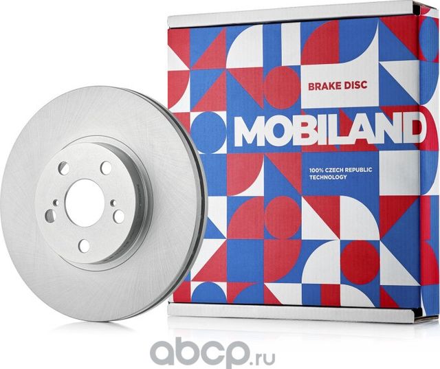 Диск тормозной передний вентилируемый D277,1мм TOYOTA AVENSIS (_T25_), AVENSIS с (Mobiland). Артикул 416109981