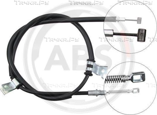 Трос ручника (тросик ручного тормоза) ABS. Артикул K17037