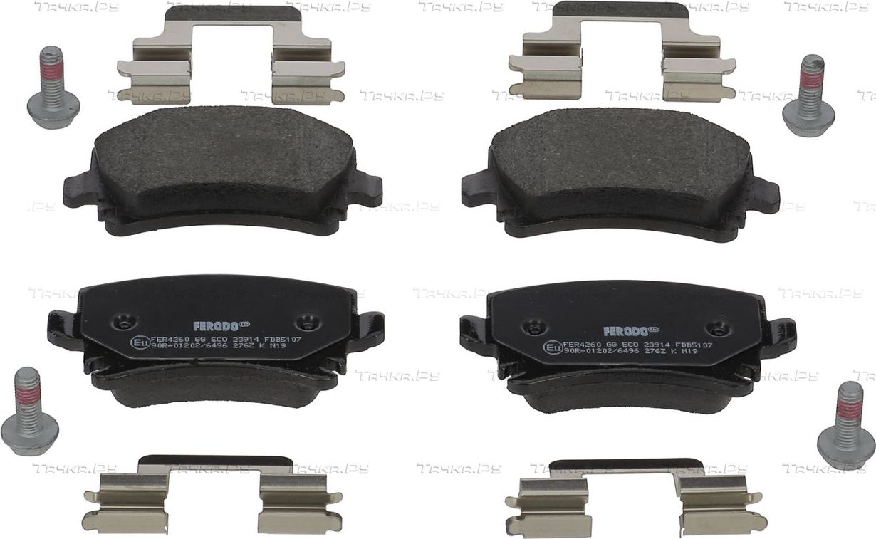 Тормозные колодки Ferodo Premier Eco Friction. Артикул FDB5107