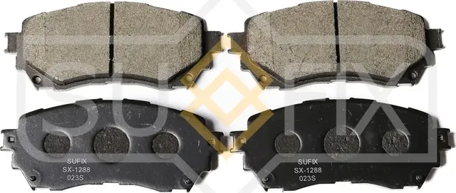 Колодки тормозные дисковые | перед прав/лев | (Sufix). Артикул SX-1288