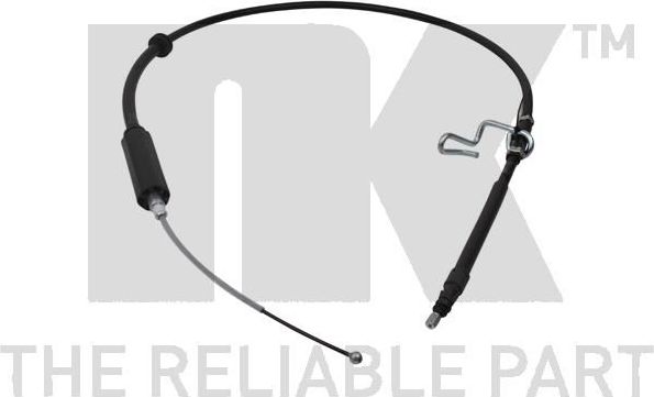 Трос ручника (тросик ручного тормоза) NK. Артикул 904021