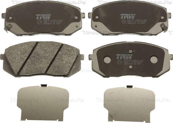 Тормозные колодки TRW COTEC передние для Kia Sportage IV 2015-2022. Артикул GDB3530