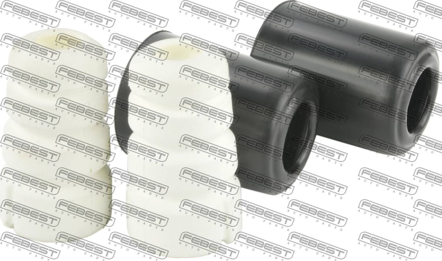 Комплект отбойников и пыльников амортизаторов (стоек) Febest. Артикул ADSHB-Q5F-KIT