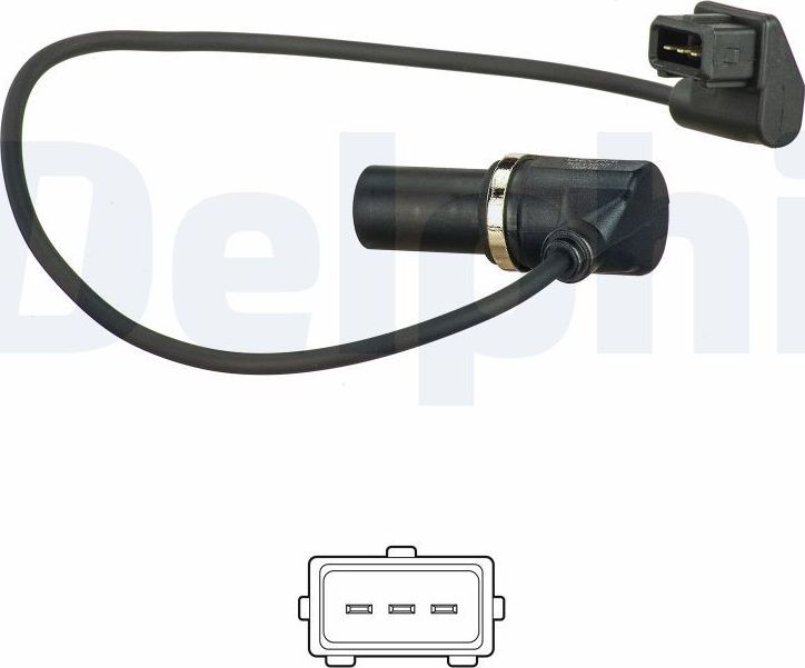 Датчик положения коленвала Delphi. Артикул SS11255