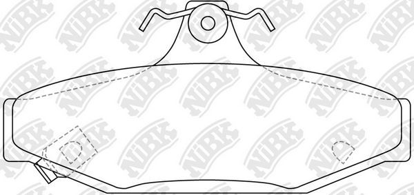 Тормозные колодки NiBK. Артикул PN0420